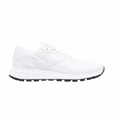 Prada Quilted Nylon Sneaker 'White'