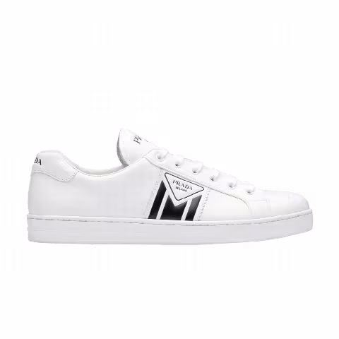 Prada New Avenue Leather Low 'White Black'