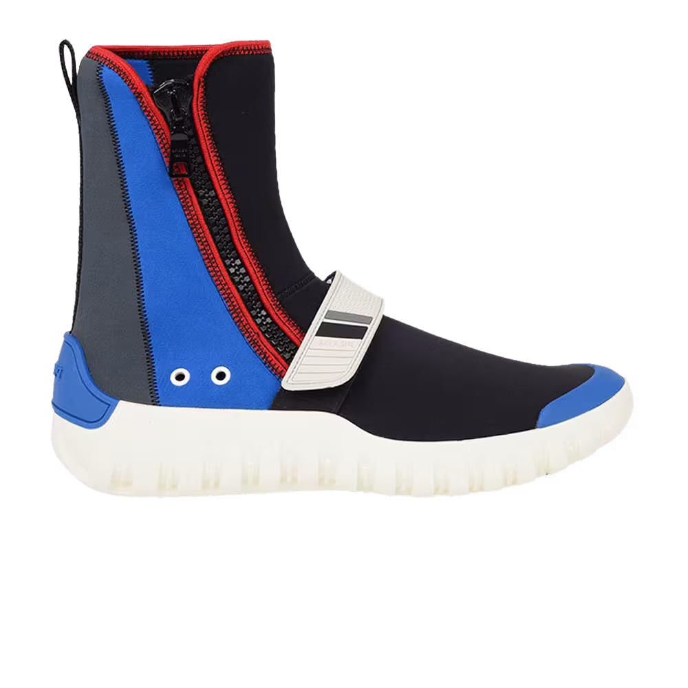 Prada Neoprene Scuba High Colorblock - Black Blue