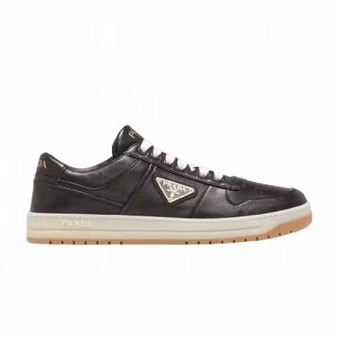 Prada Leather Sneaker 'Black'