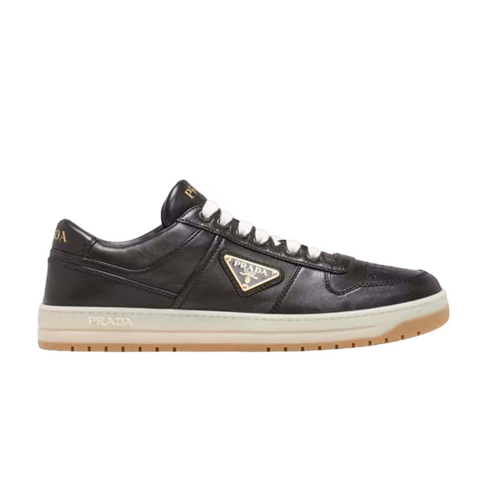 Prada Leather Sneaker Black