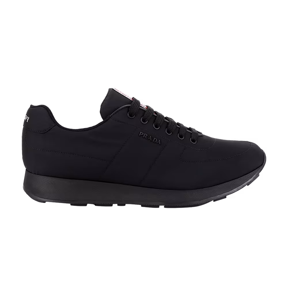Prada Nylon Piuma Trainer Black
