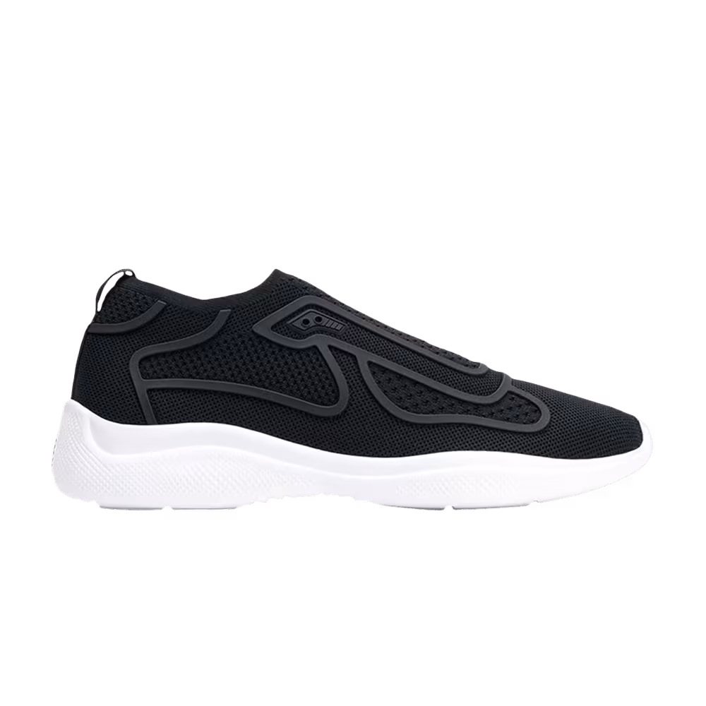 Prada Women's America's Cup Slip‑On Black White