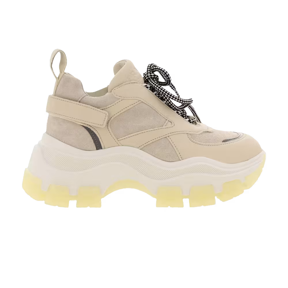 Prada Women's Block Low Chalk White