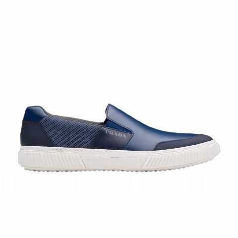 Prada Leather Slip-On 'Baltic Blue'