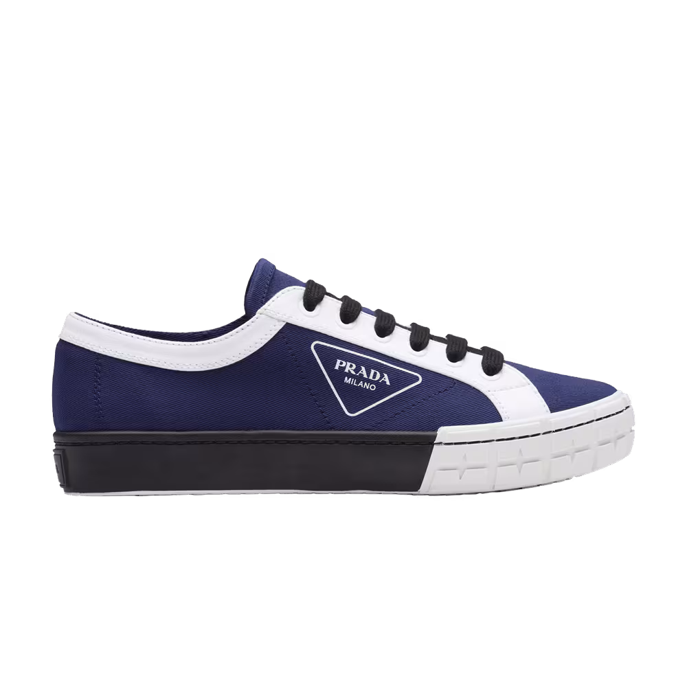 Prada Gabardine Wheel Low Blue