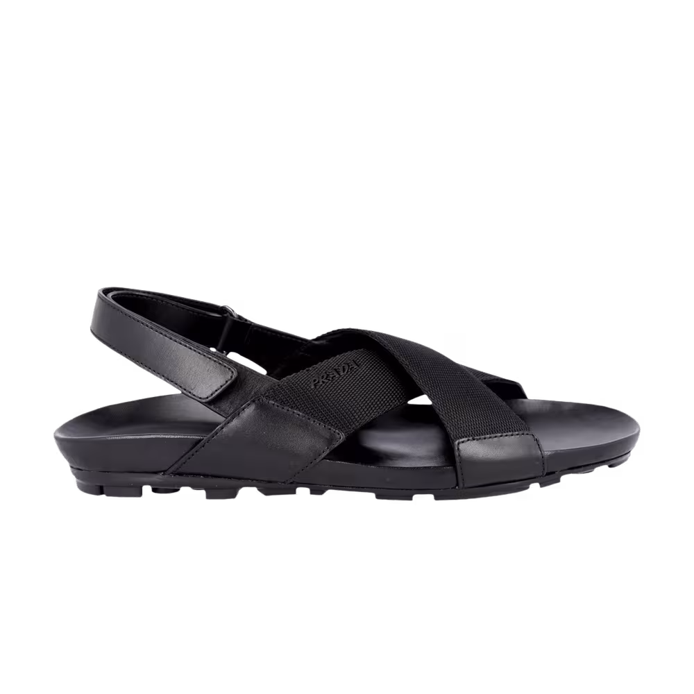 Prada Nylon Sandal Black