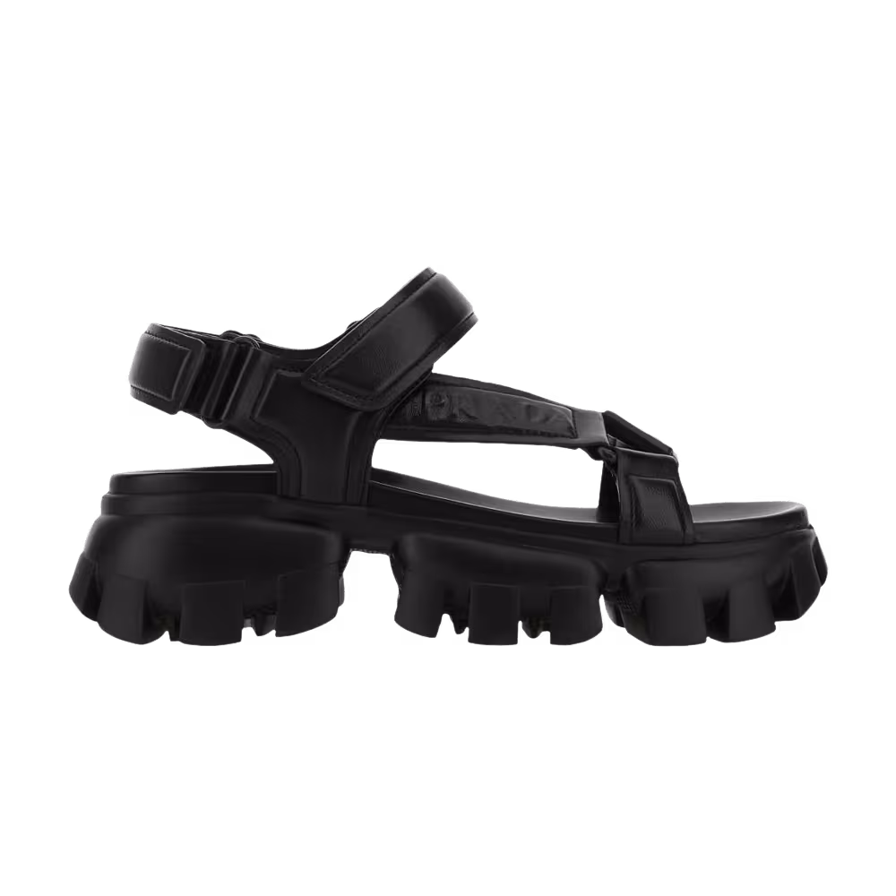 Prada Women's Nastro Sandal Black