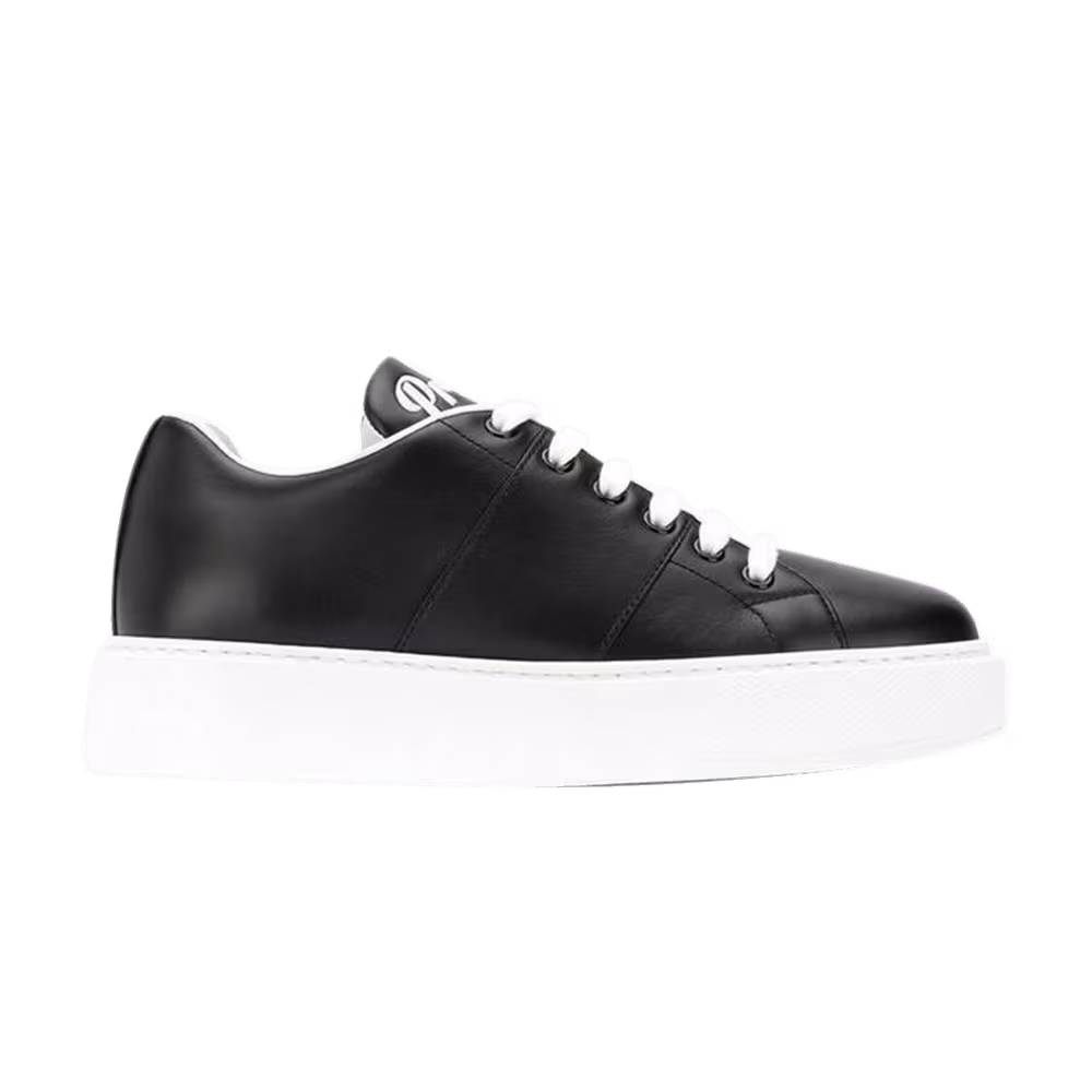 Prada Women's Leather Black White