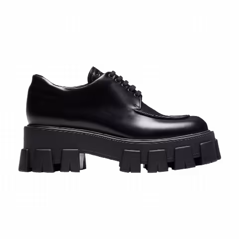 Prada Wmns Monolith Lace Up 'Black'