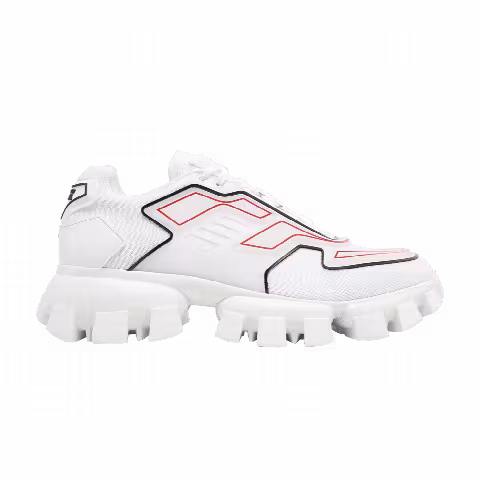 Prada Cloudbust Thunder Knit 'White Red'