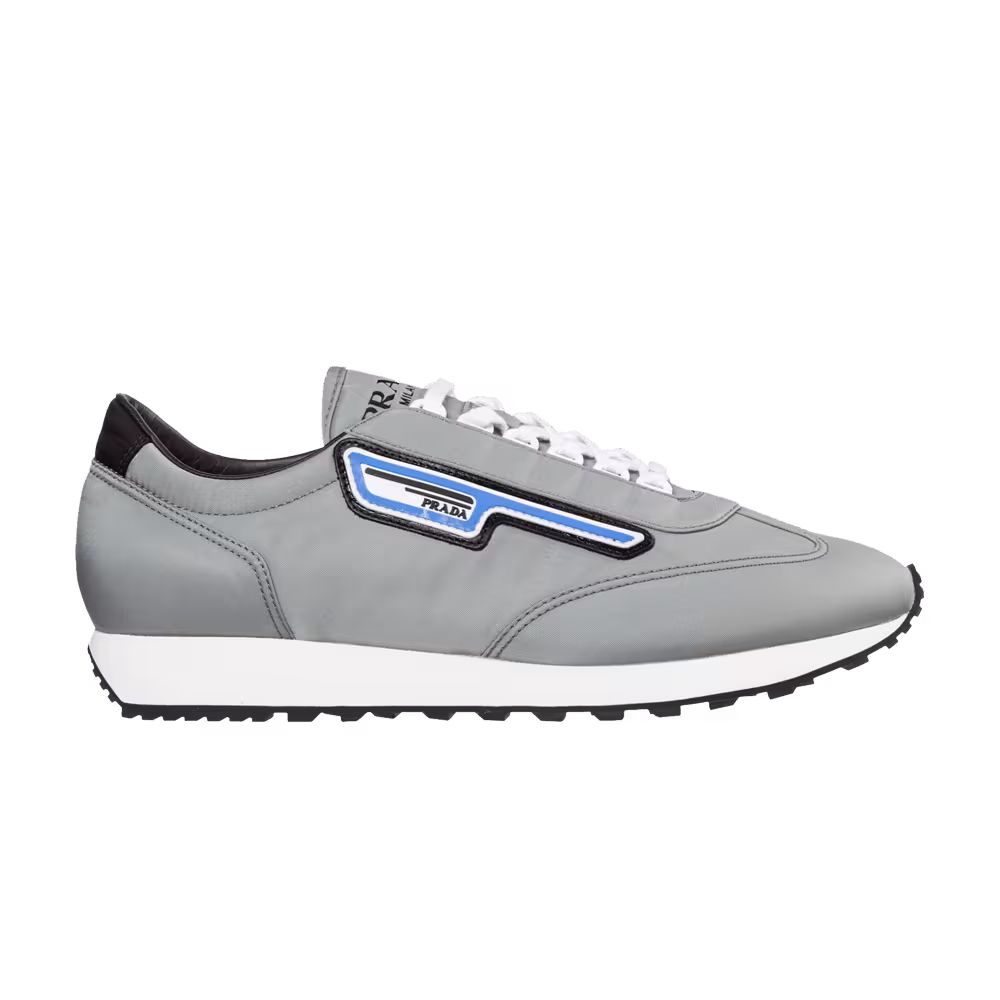 Prada Nylon Gabardine Sneaker Grey