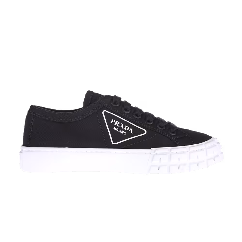 Prada Women's Gabardine Wheel Low Black