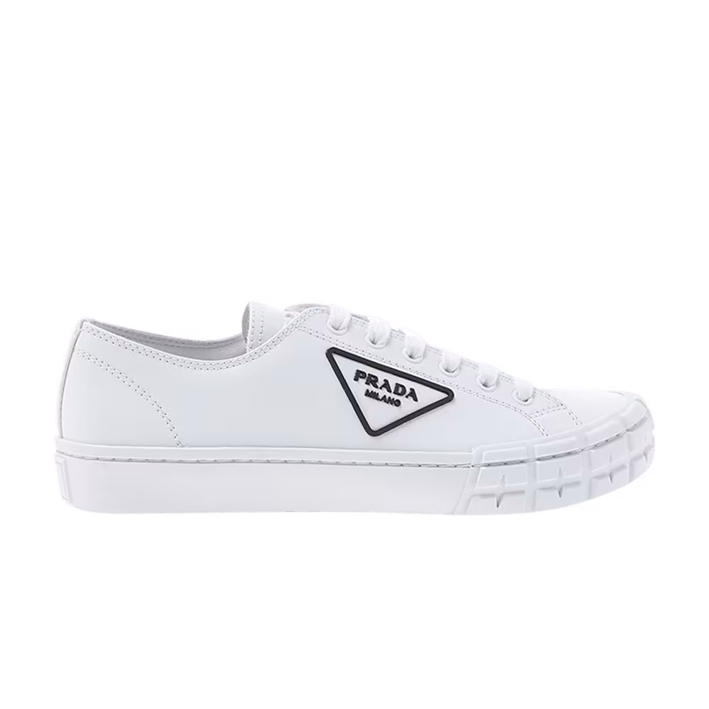 Prada Cassetta Wheel Low White