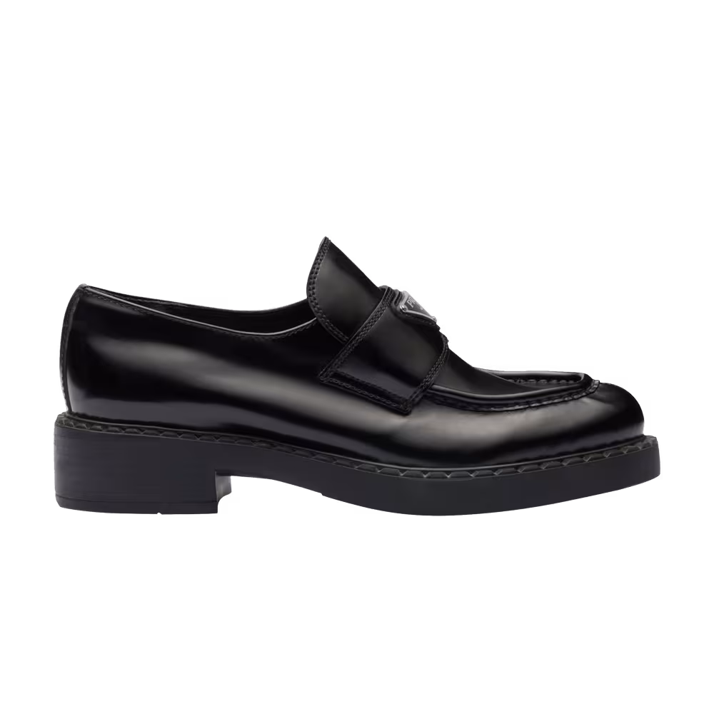 Prada Women's Chocolate Loafer Black