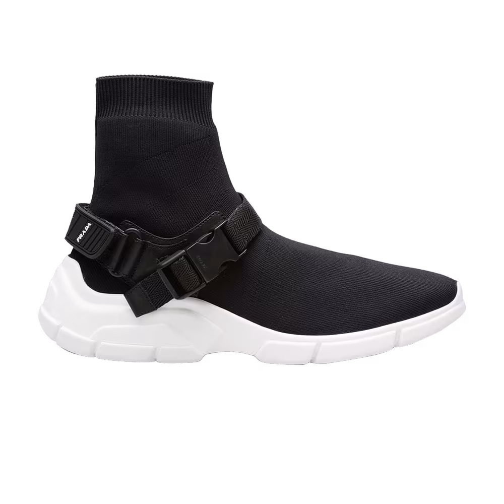 Prada Women's Cloudbuster Sock Black