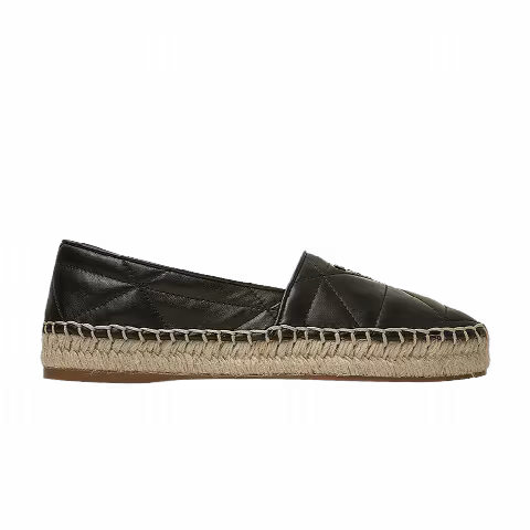 Prada Wmns Quilted Espadrilles 'Black'