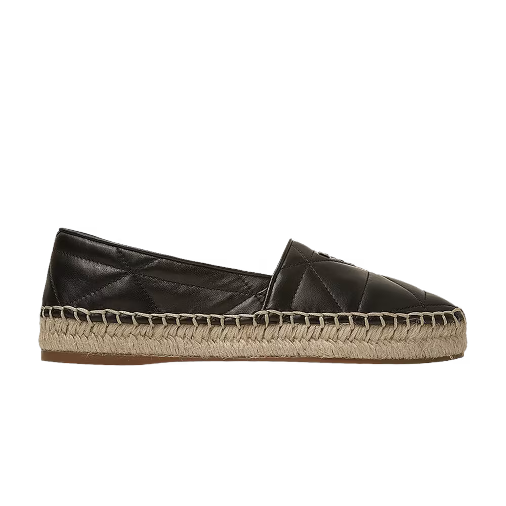 Prada Women's Quilted Espadrilles Black