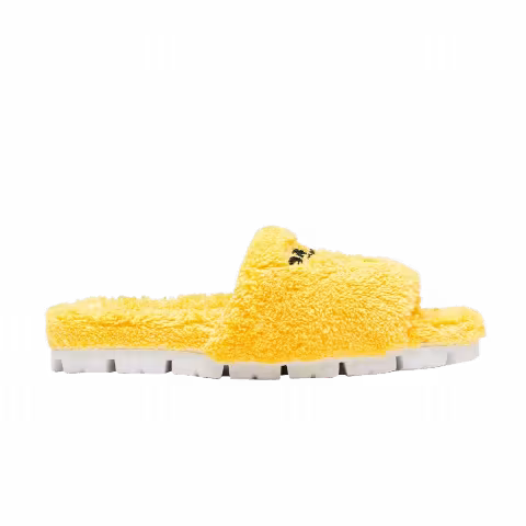 Prada Wmns Terry Cloth Slide 'Yellow'