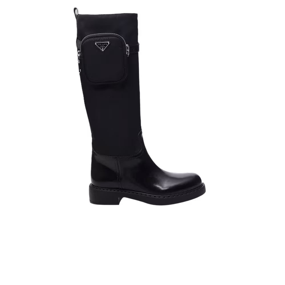 Prada Women's Brushed Leather Black