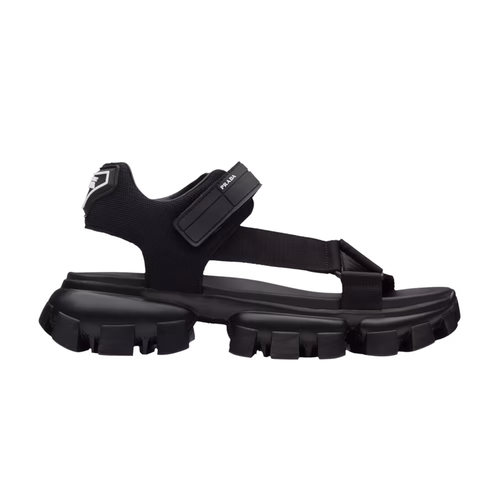 Prada Technical Sandal Black