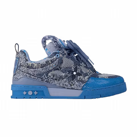 Swarovski x Louis Vuitton Skate Sneaker 'Blue Monogram'