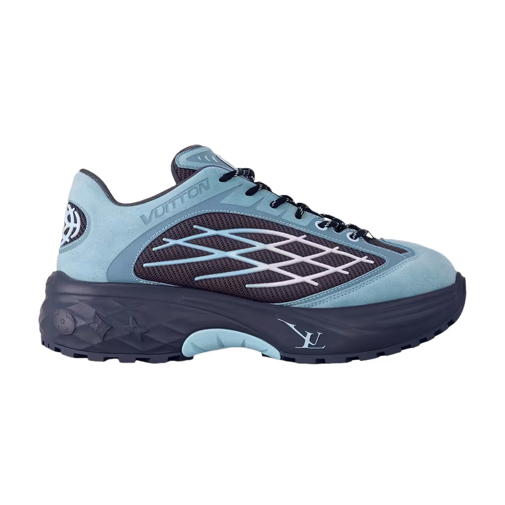 Louis Vuitton Discovery Lace Up Blue Navy