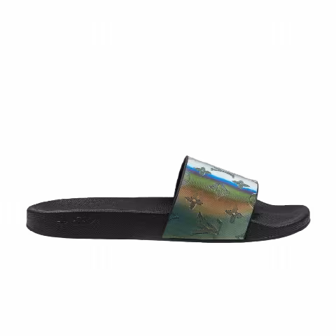 Louis Vuitton Waterfront Mule 'Black Iridescent Monogram'