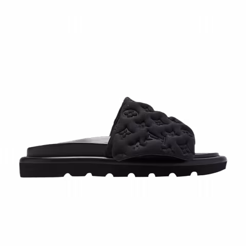 Louis Vuitton Wmns Pool Pillow Flat Comfort Mule 'Black'