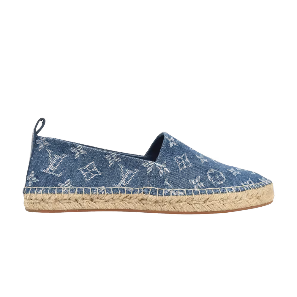Louis Vuitton Starboard Flat Espadrille Denim Blue