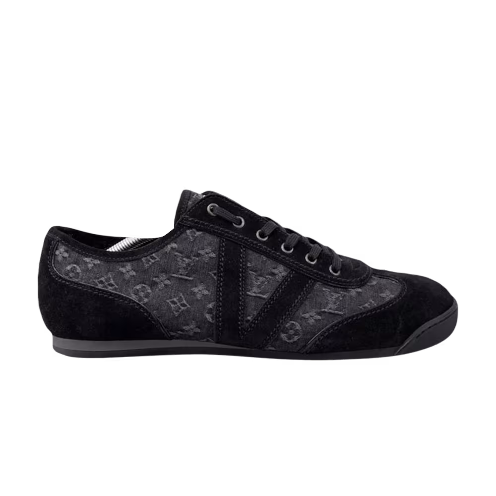 Louis Vuitton Monogram Sneaker Black Denim