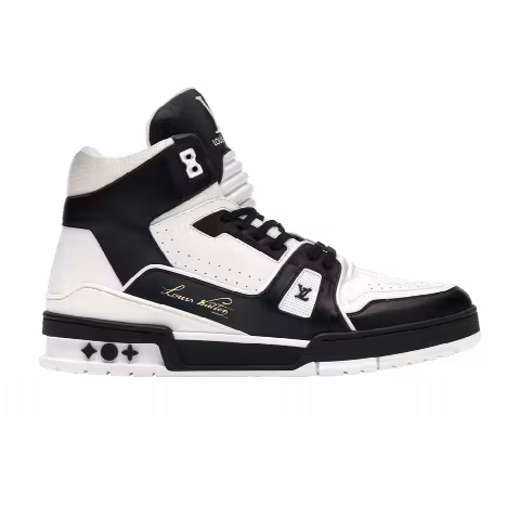 Louis Vuitton Trainer High 'Black White'
