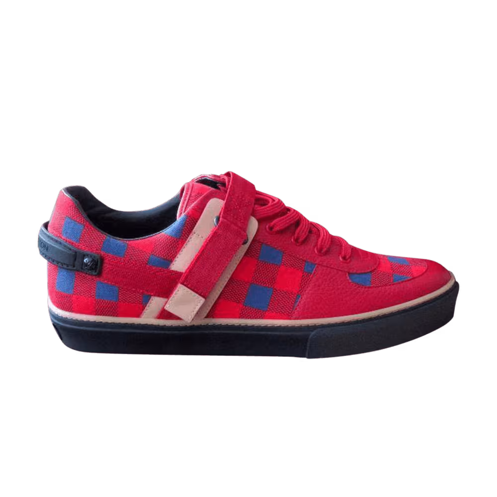 Louis Vuitton Runway Damier Low Masai - Red Blue Checkered
