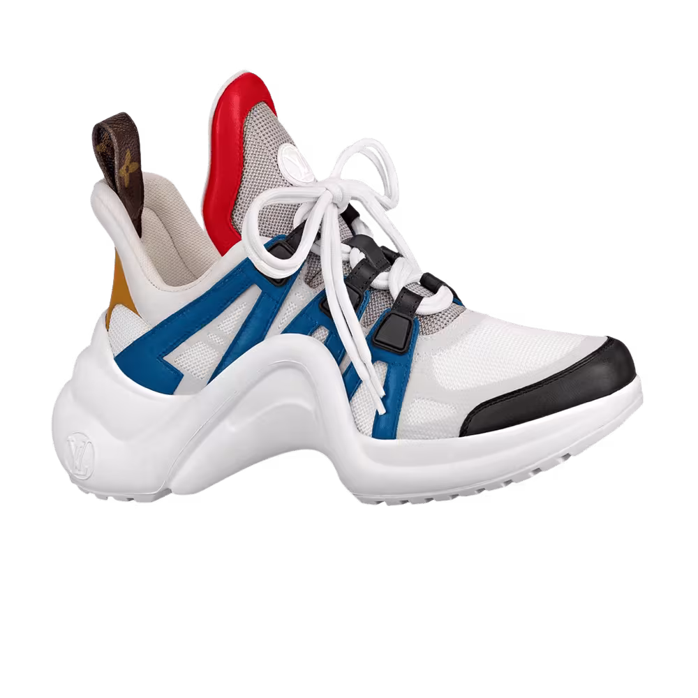 Louis Vuitton Women's Archlight Sneaker White Red Blue