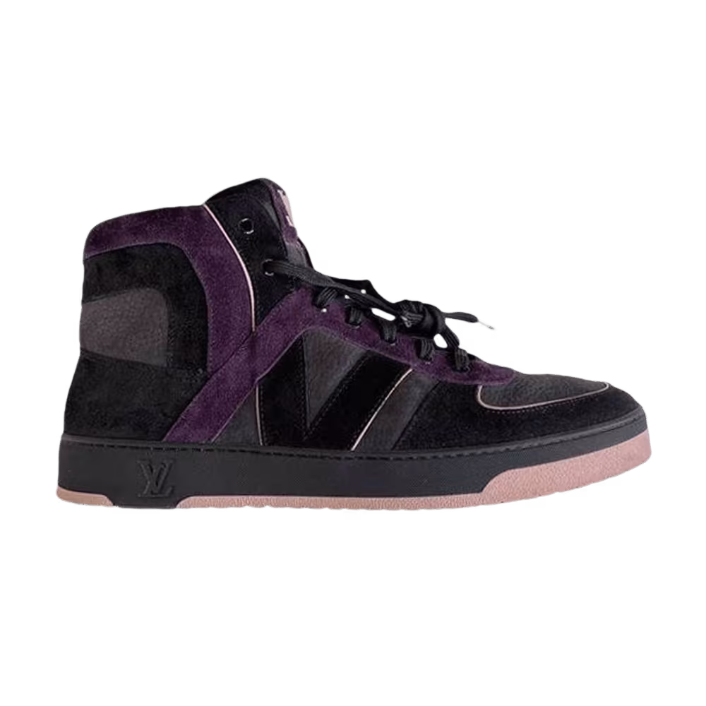 Louis Vuitton Tribe Sneaker Boot Patchwork - Black Purple