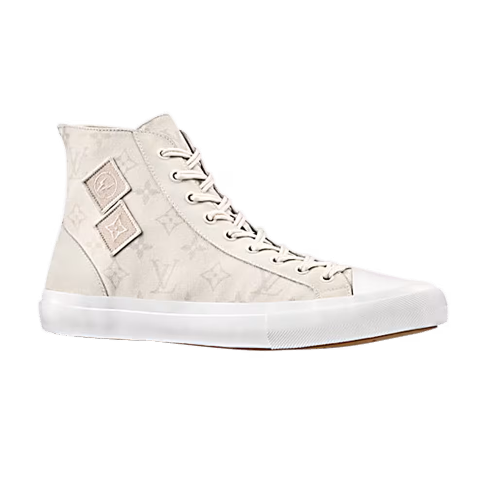 Louis Vuitton Tattoo Sneaker Boot Cream