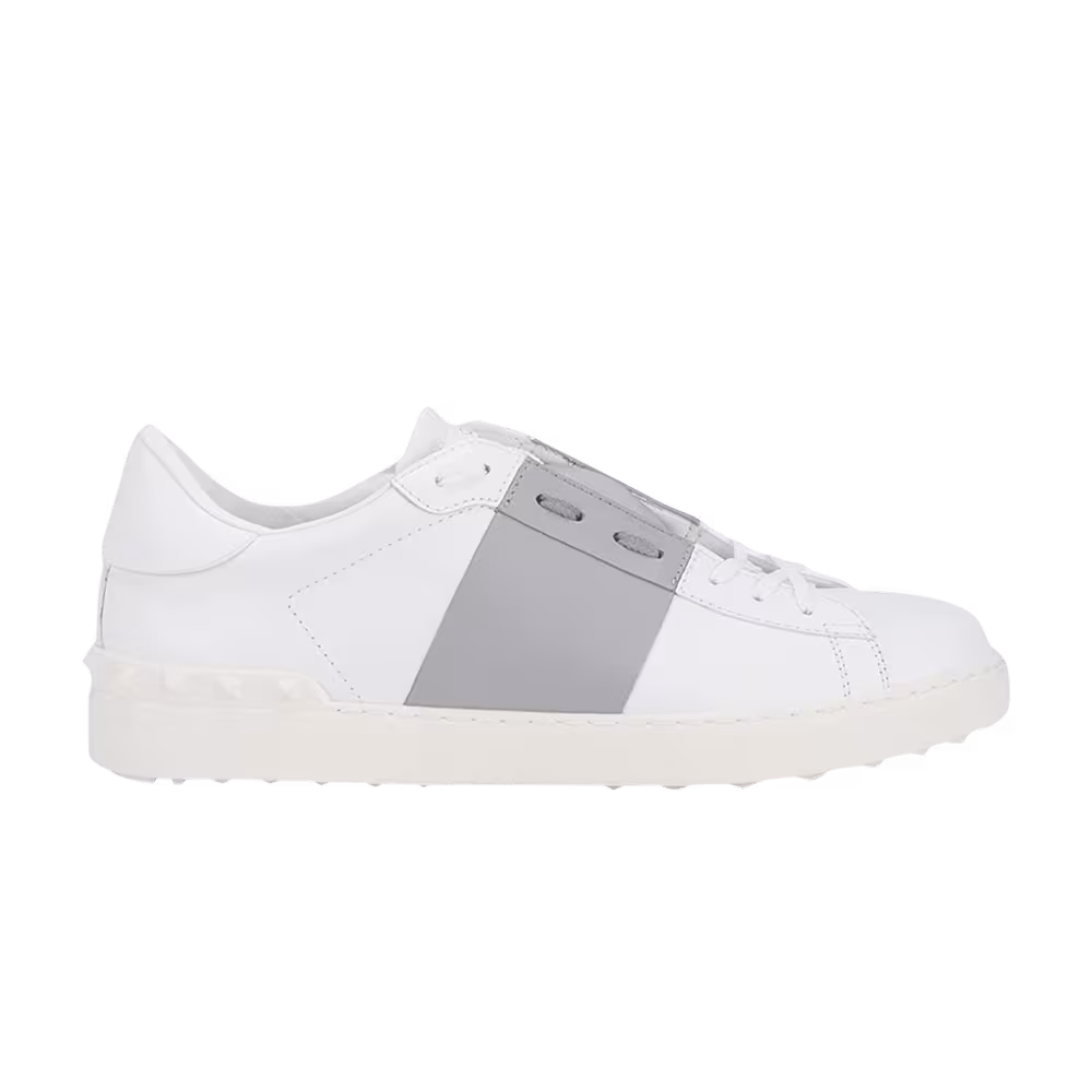 Valentino Open Low White Pastel Grey