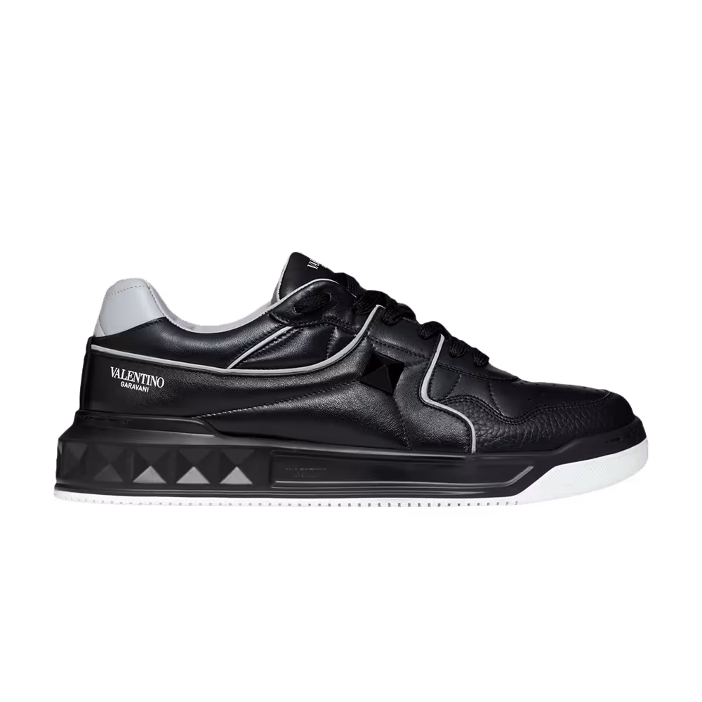 Valentino One Stud Low Black Grey 2021