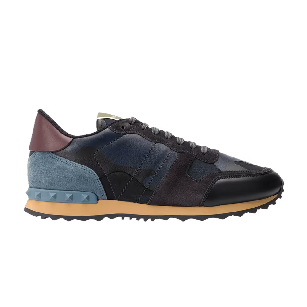 Valentino Rockrunner Camo - Navy Blue