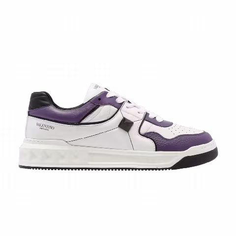 Valentino One Stud Low 'White Violet'