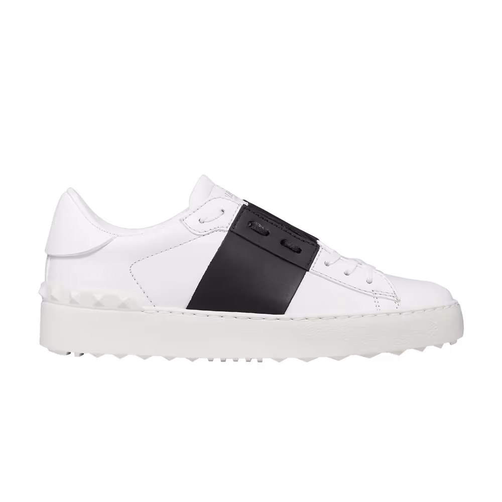 Valentino Women's Open Sneaker White Black