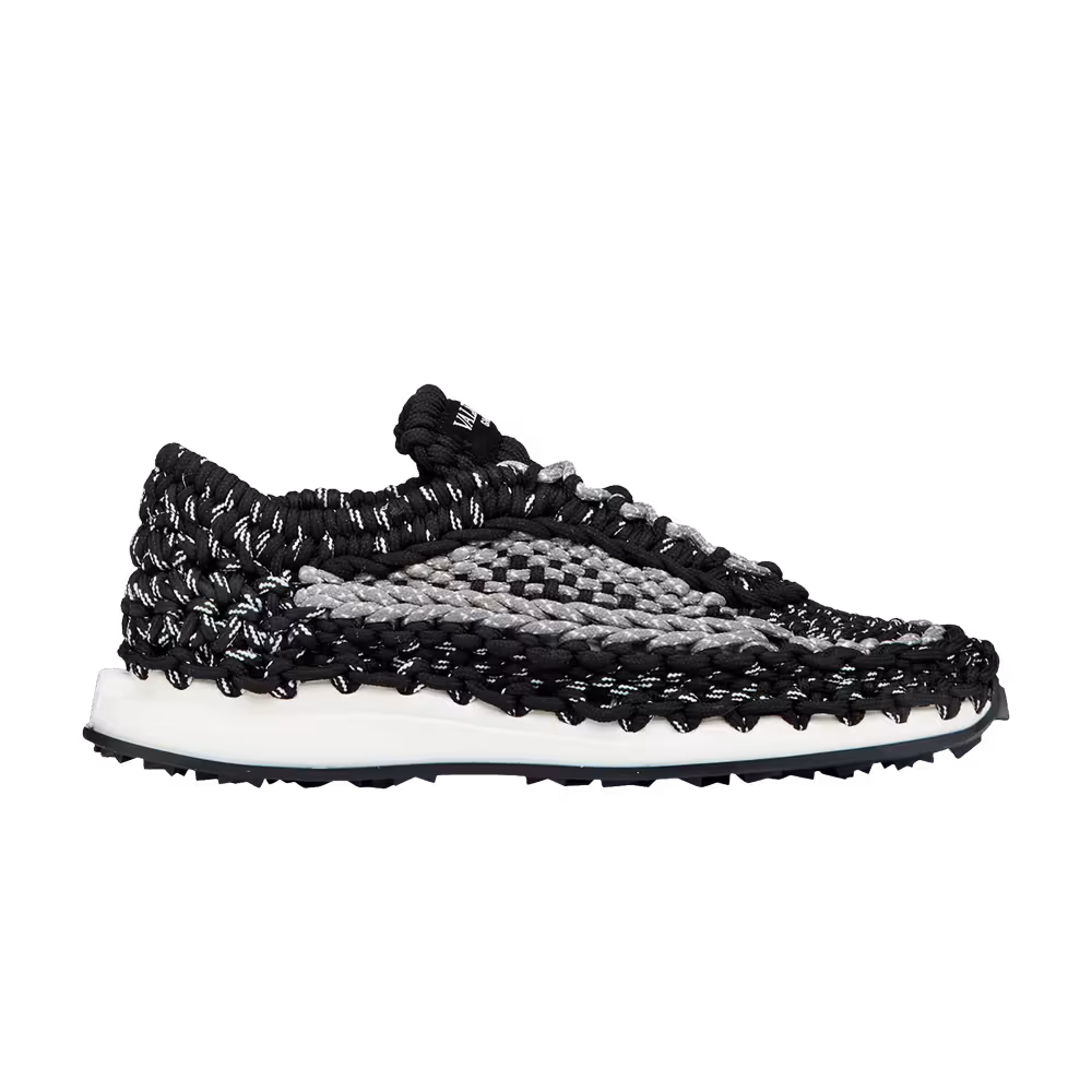 Valentino Crochet Sneakers Black
