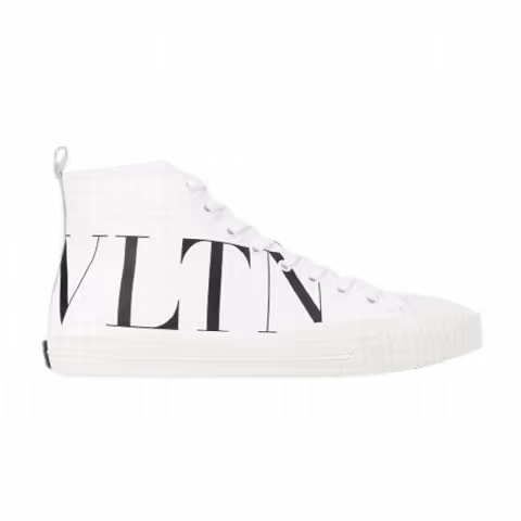 Valentino Open Sneaker High 'Logo Print - White'