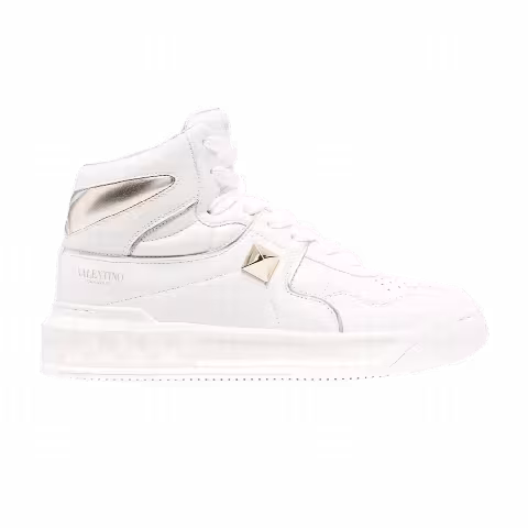 Valentino Wmns One Stud Mid 'White Silver'