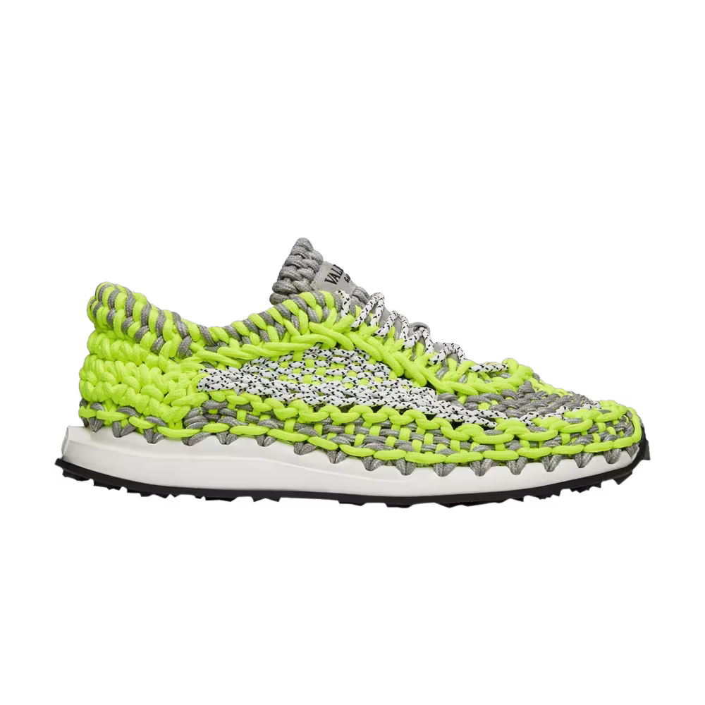 Valentino Crochet Sneakers Green