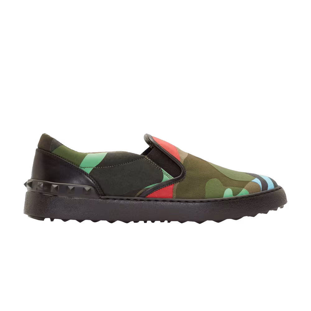 Valentino Slip-On Camo - Black