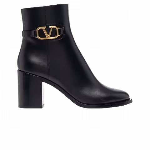 Valentino Wmns V Logo Signature Ankle Boot 'Black'