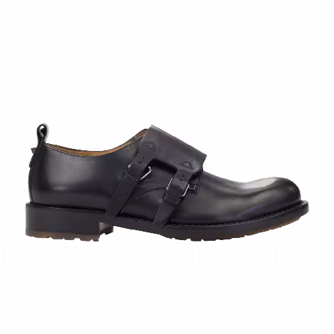 Valentino Garavani Double Monk Strap Shoe 'Black'