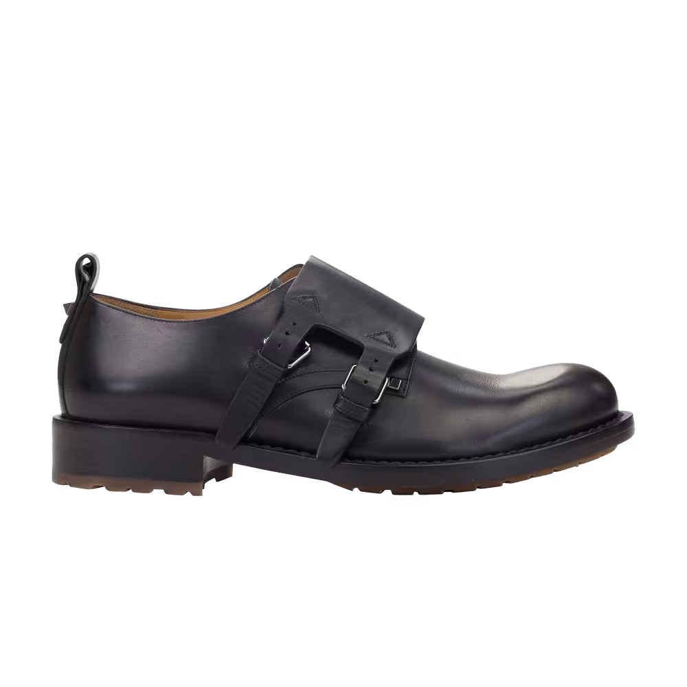 Valentino Garavani Double Monk Strap Shoe Black