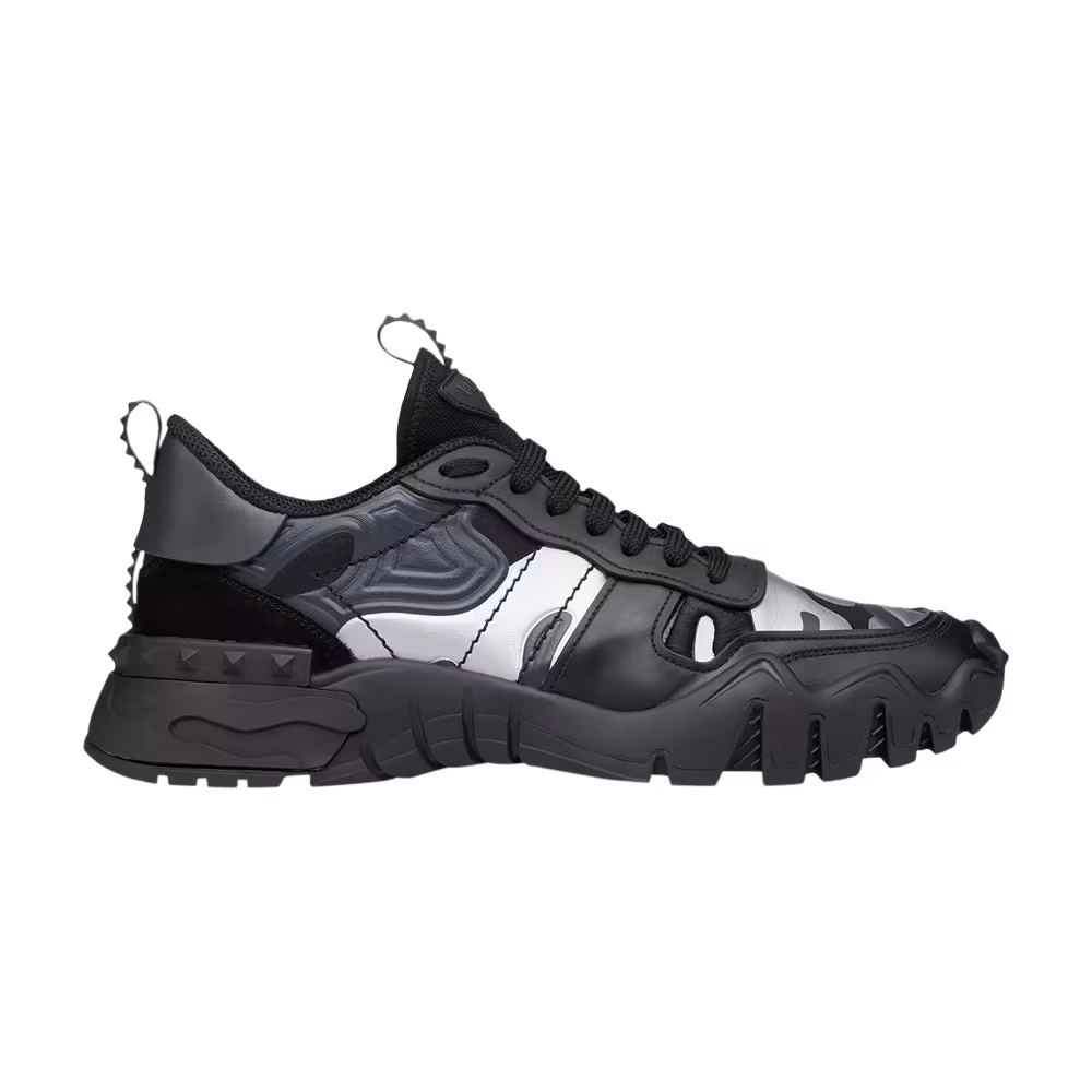 Valentino Rockrunner Plus Camo - Black Silver